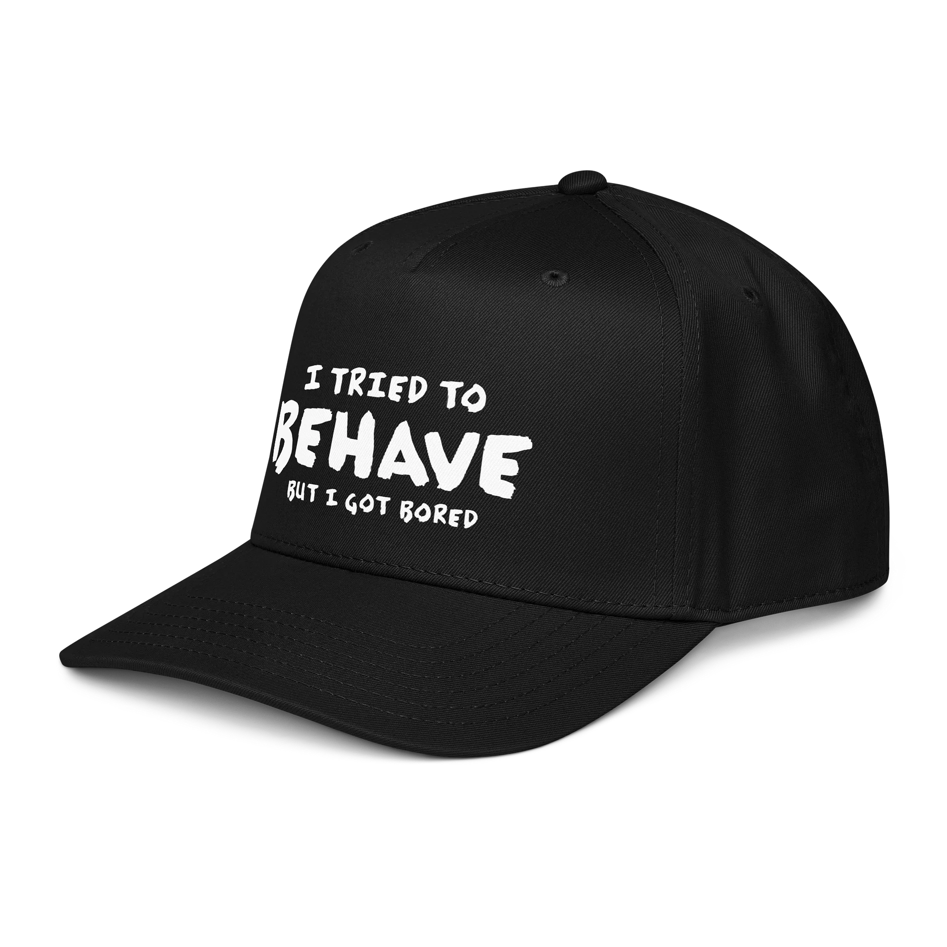 I Tried (black) - Baseball Cap product image (3)