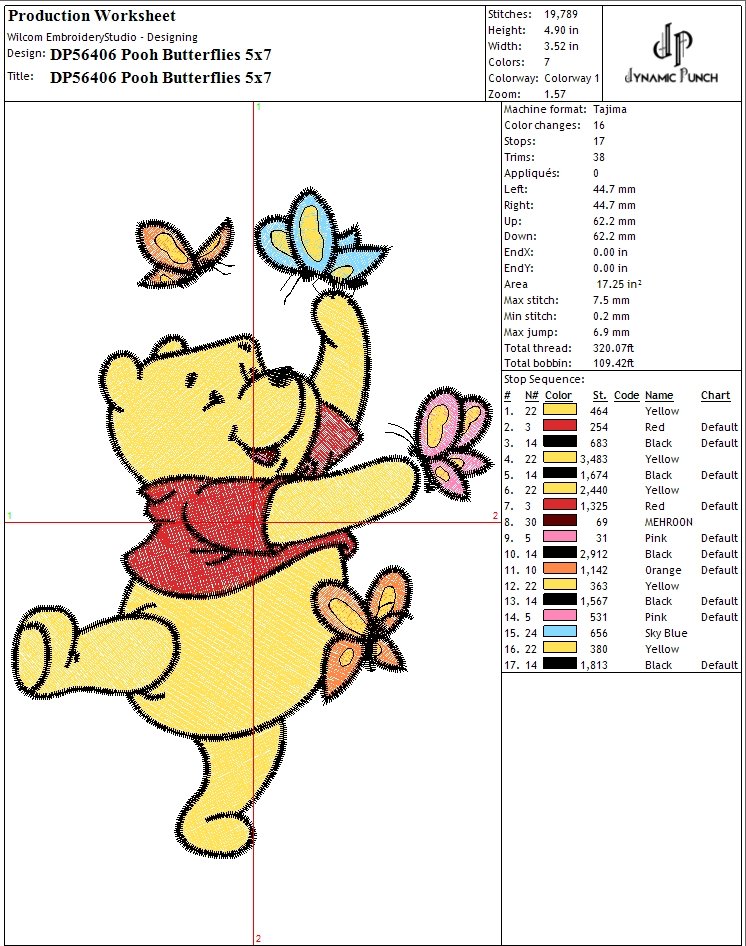 POOH BUTTERFLIES product image (2)