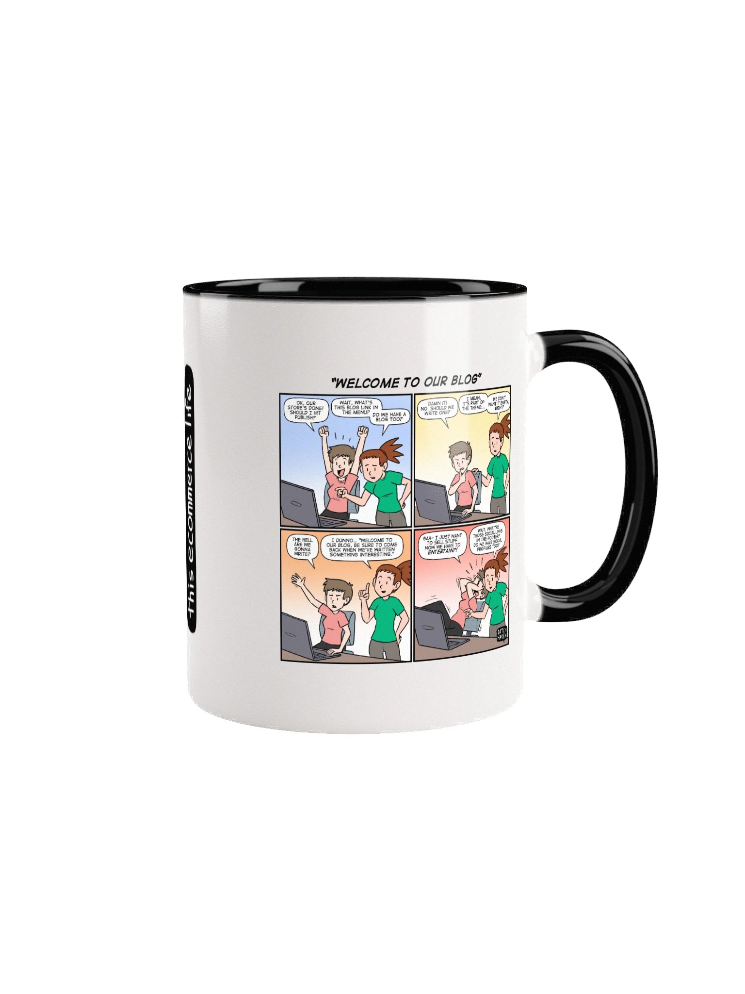 "Welcome to our blog" mug product image (1)