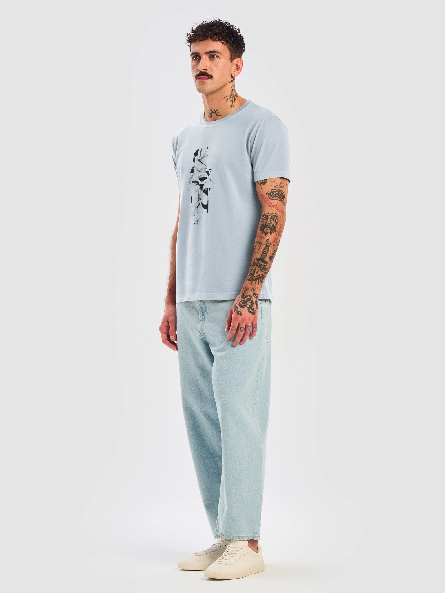 Velyen Sculpted Lines Unisex Heavyweight Tee product image (7)