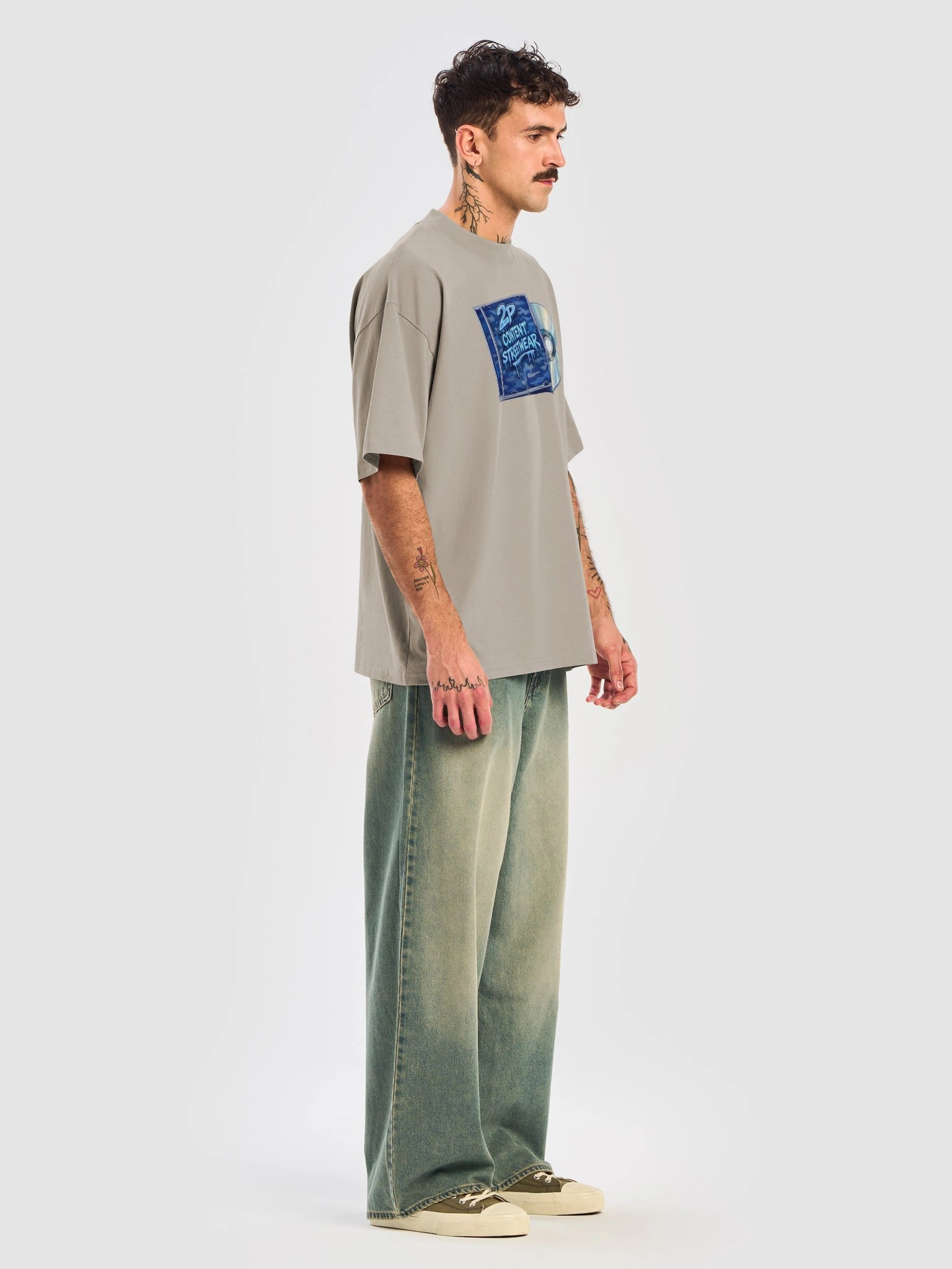 2P Content Streetwear Oversized Tee product image (32)