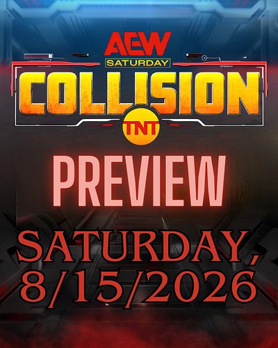 🟠 AEW COLLISION — TONIGHT from Las Vegas.

🏆 World Trios Titles: Page, Bandido & Brody King (c) vs. The Lethal Swirl
🏆 Challe...