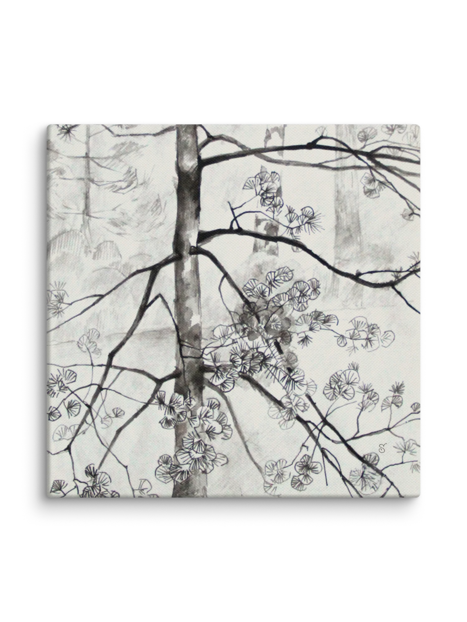 Eternal Growth Canvas - Young Pine Tree product image (2)