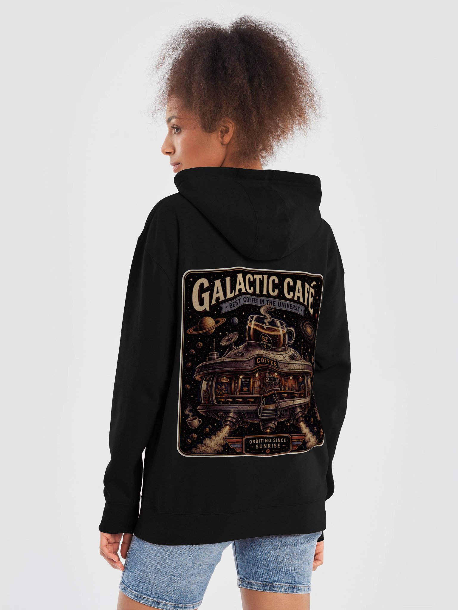 Galactic Café – Best Coffee in the Universe | Women’s Hoodie product image (49)