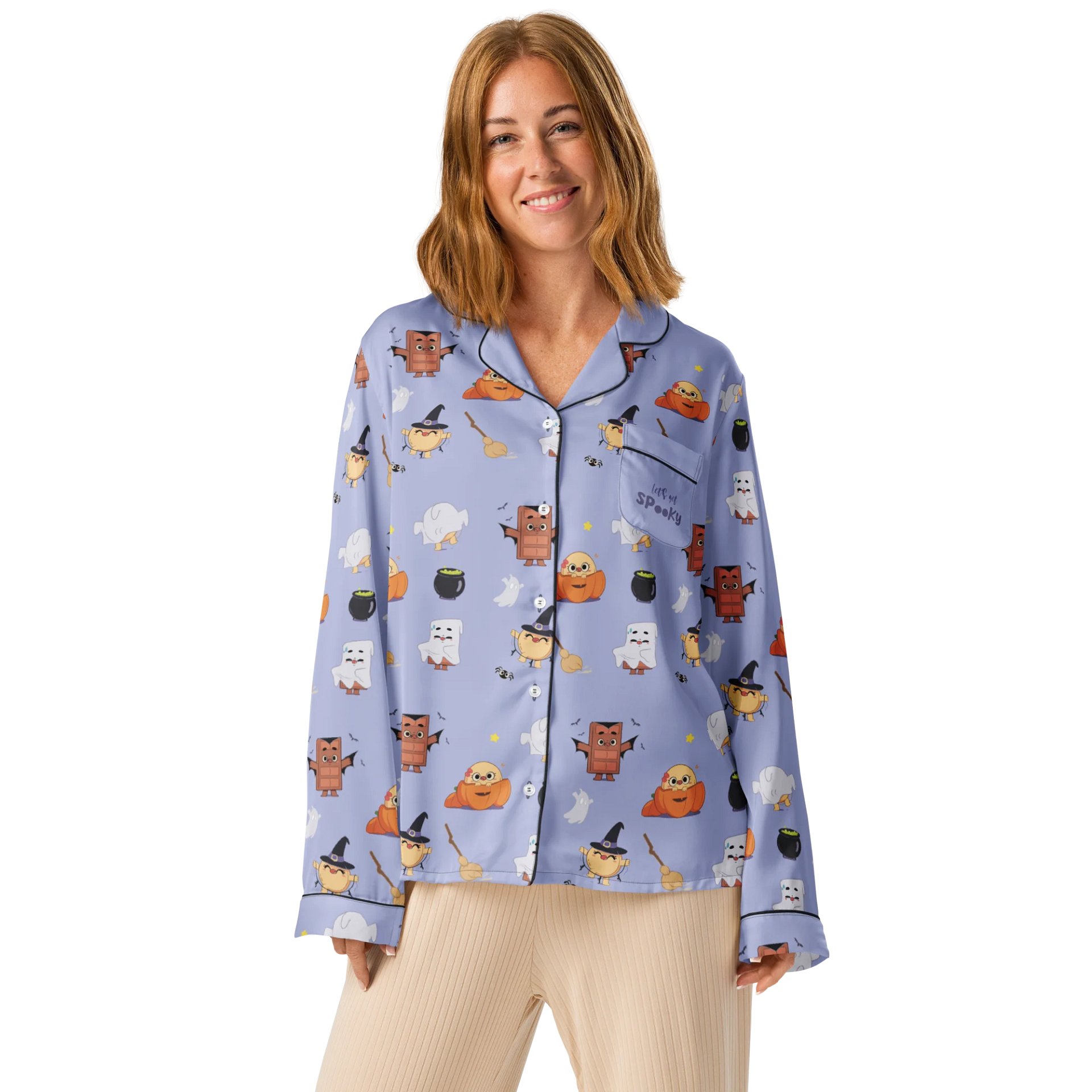 Let’s Get Spooky |Halloween Women's Pajama Top product image (1)