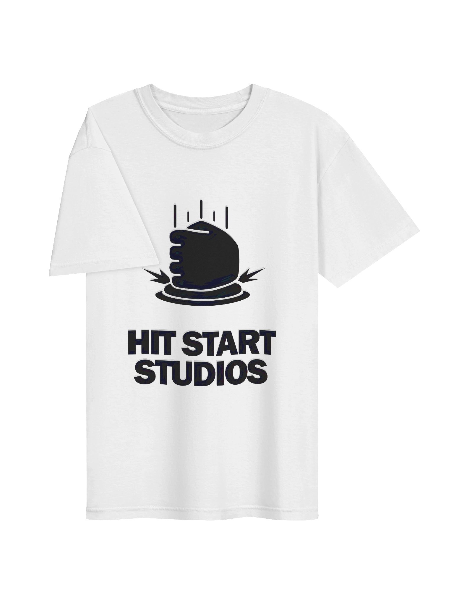 Hit Start Garment-Dyed Heavyweight T-Shirt White product image (3)