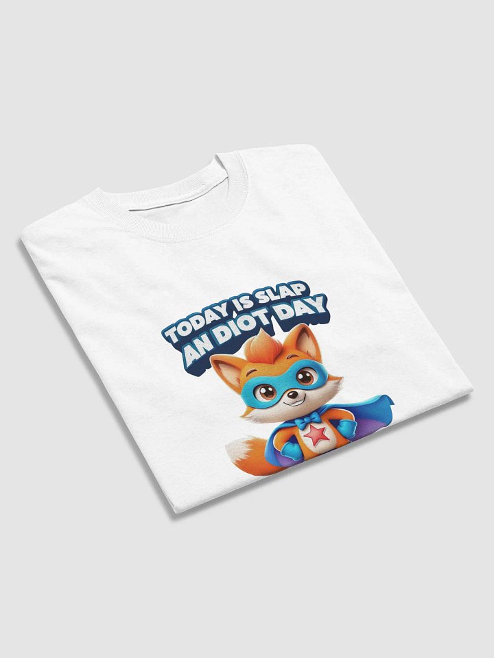 Superhero Fox - Slap An Idiot T-Shirt product image (2)