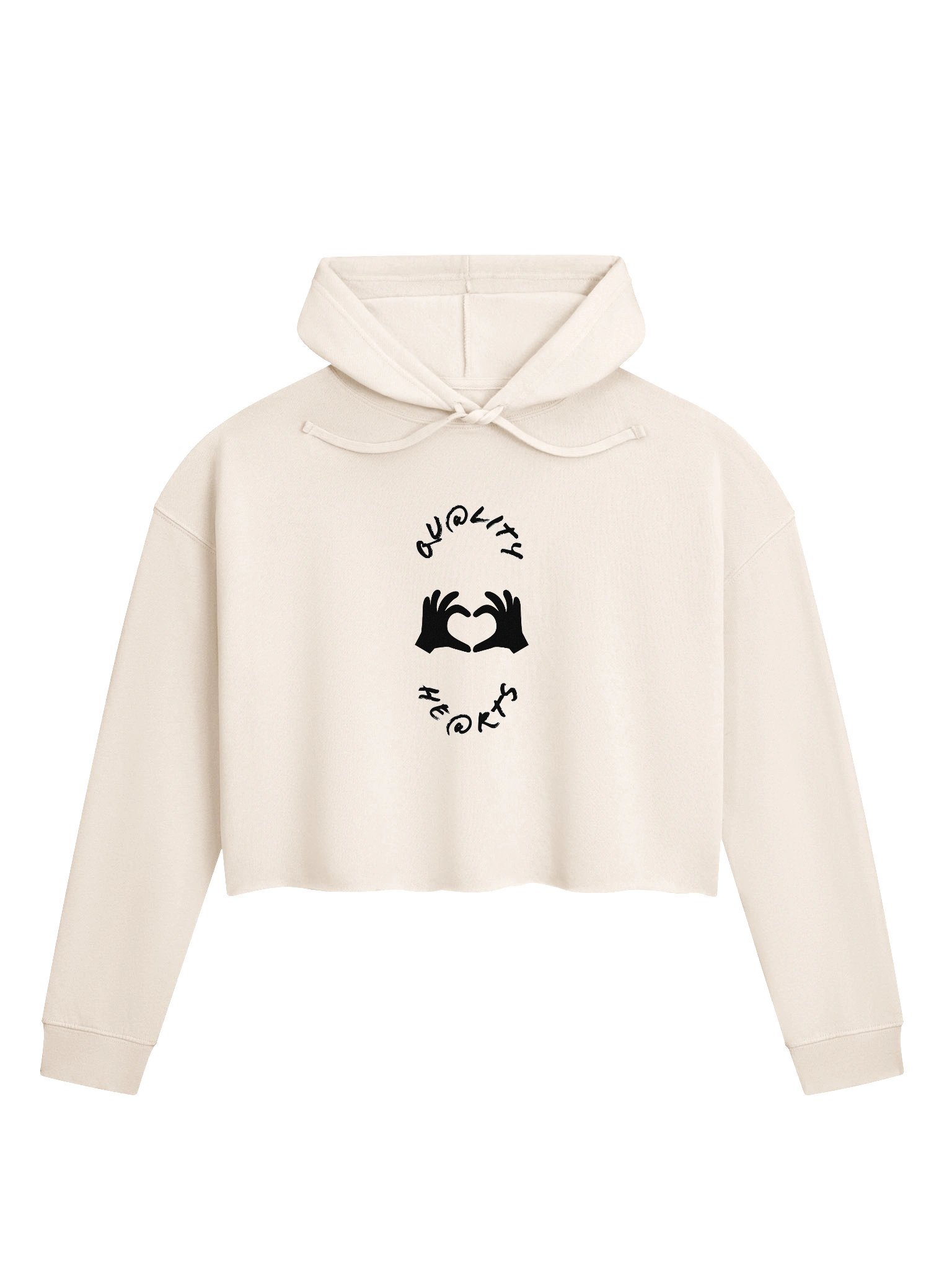 Blackout Chic QH Cropped Hoodie product image (21)