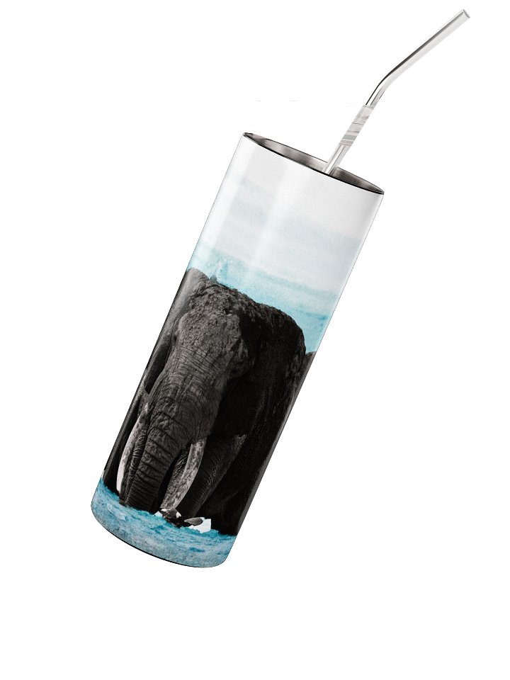 Elephant Watercolor Art Tumbler product image (2)