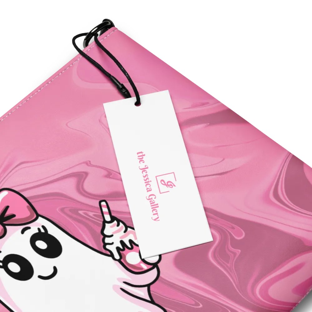 Cute Ghost Flip-Sided Faux Leather Crossbody Bag product image (5)