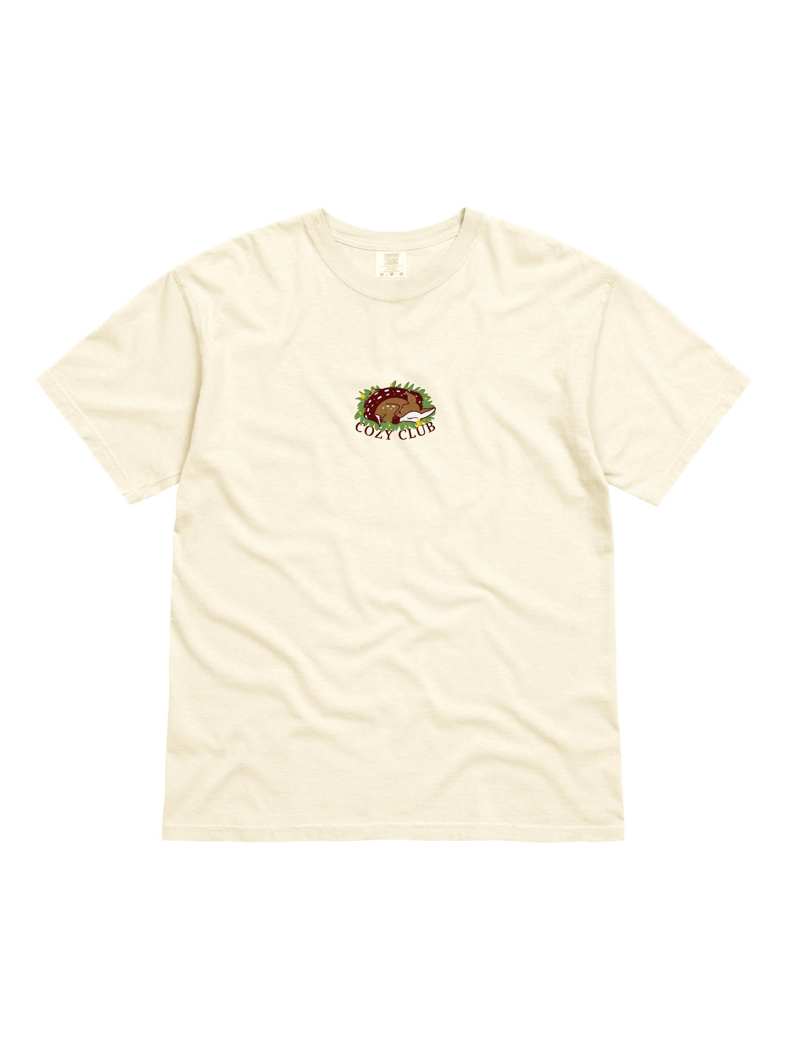"Cozy Club" Embroidered T-Shirt product image (7)