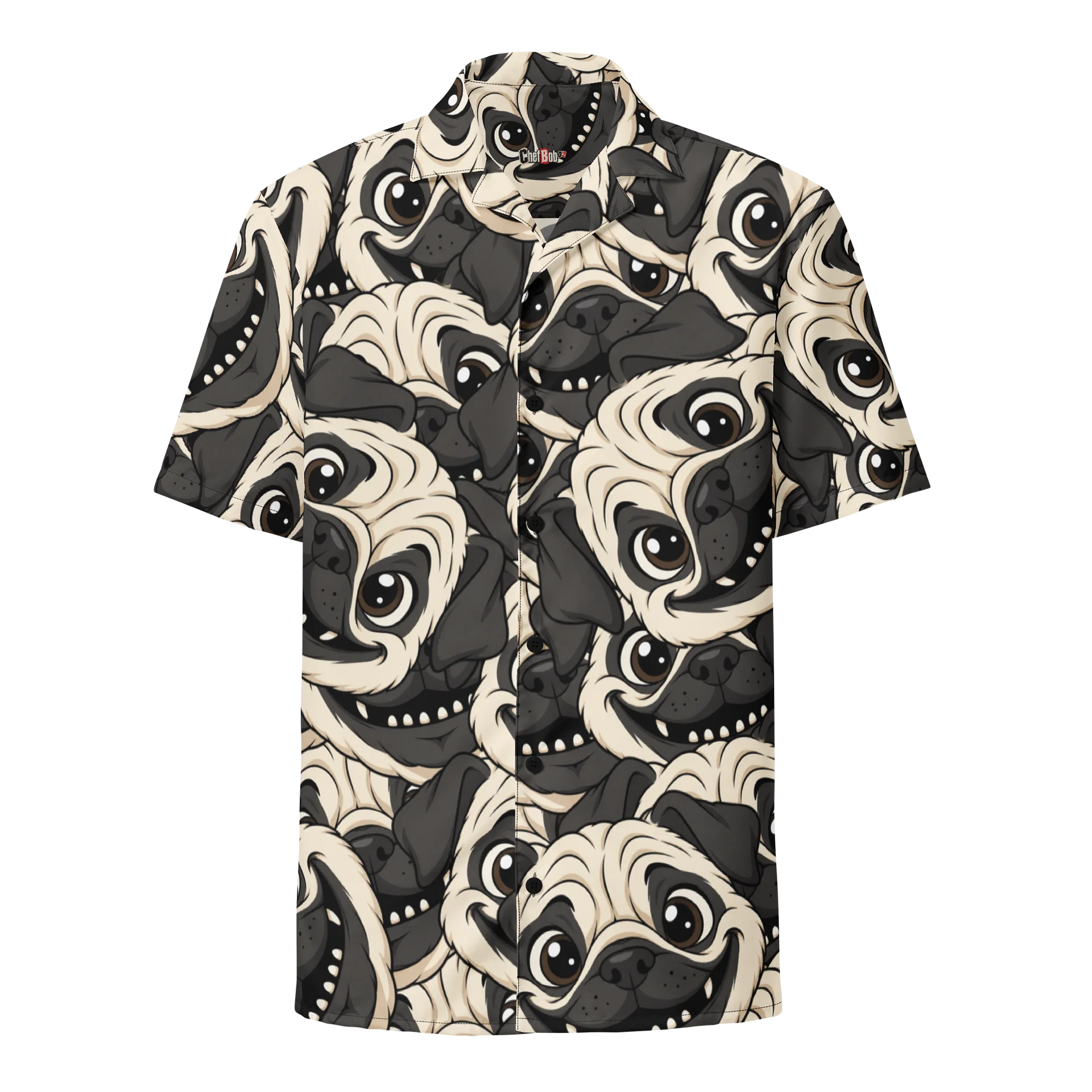 CB02 - Here’s Clyde! All over Print Button-Up product image (1)