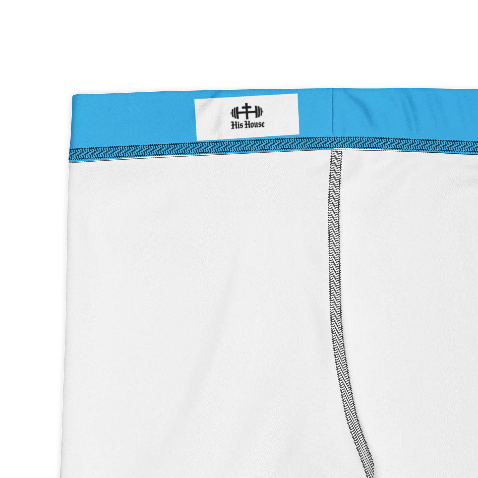 His House Womens Performance Crop Leggings - Blue Sky product image (2)