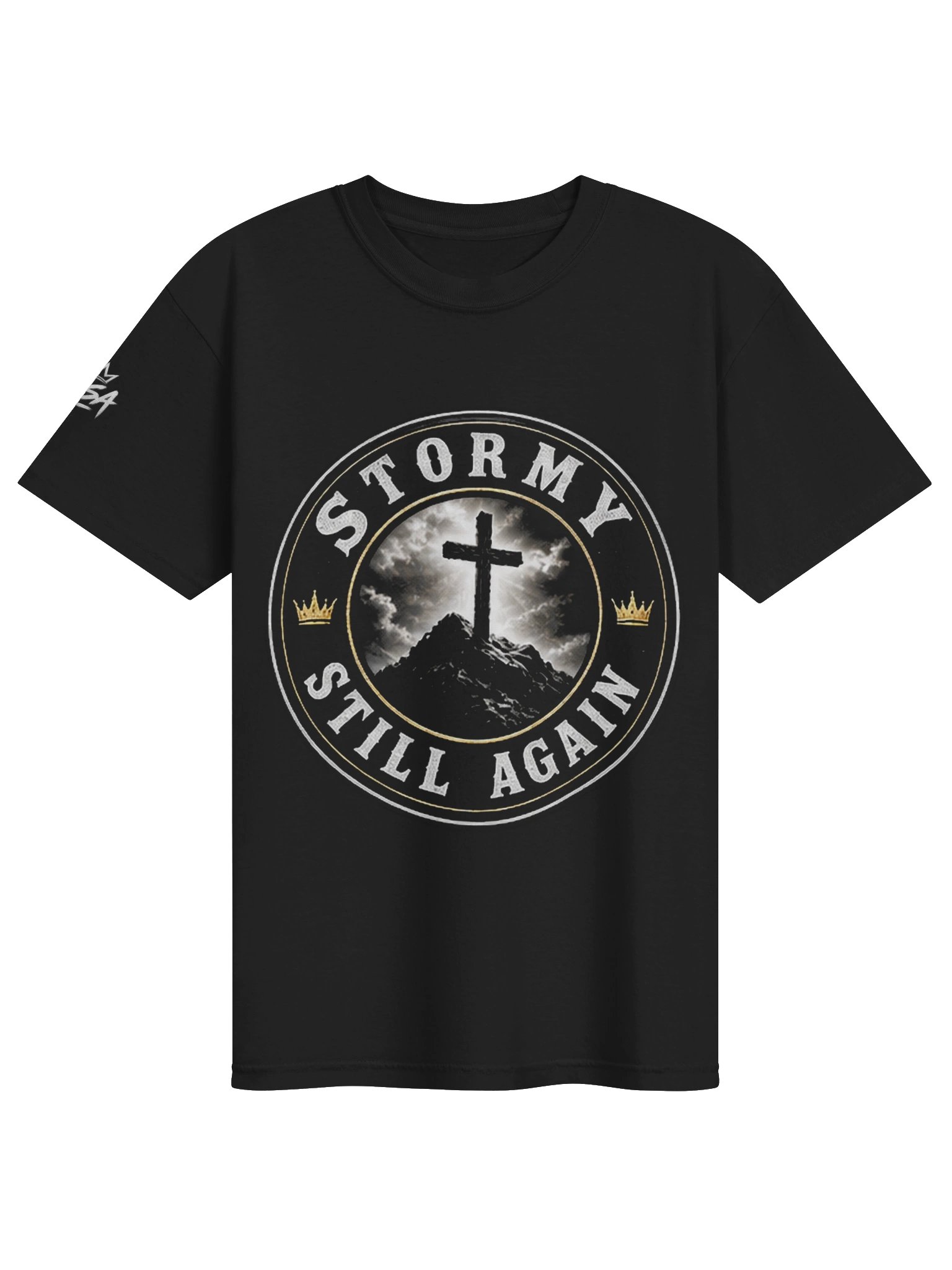 Stormy Still Again Cross Emblem Tee product image (1)