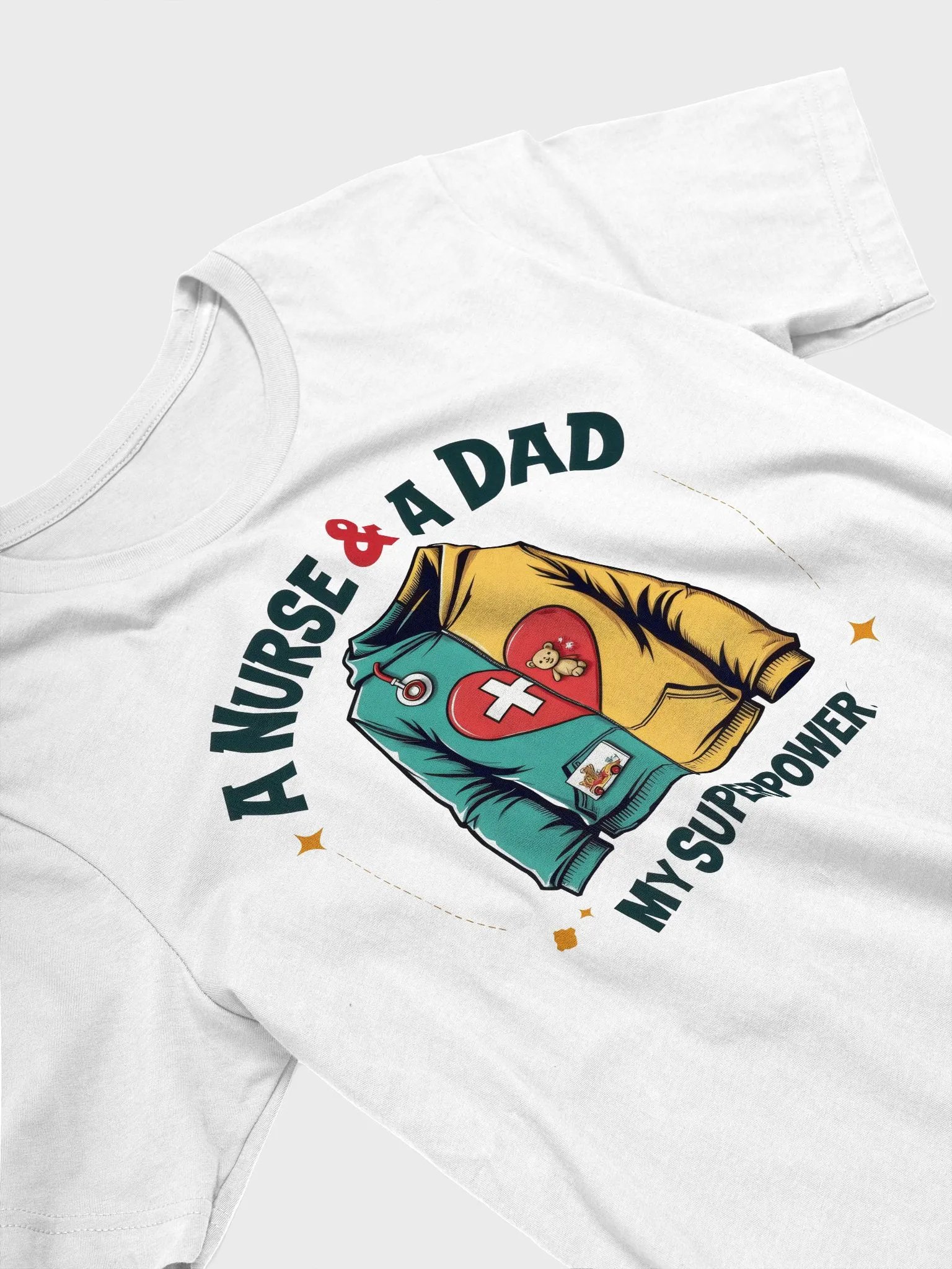 Nurse & Dad Split Jacket T-shirt product image (25)