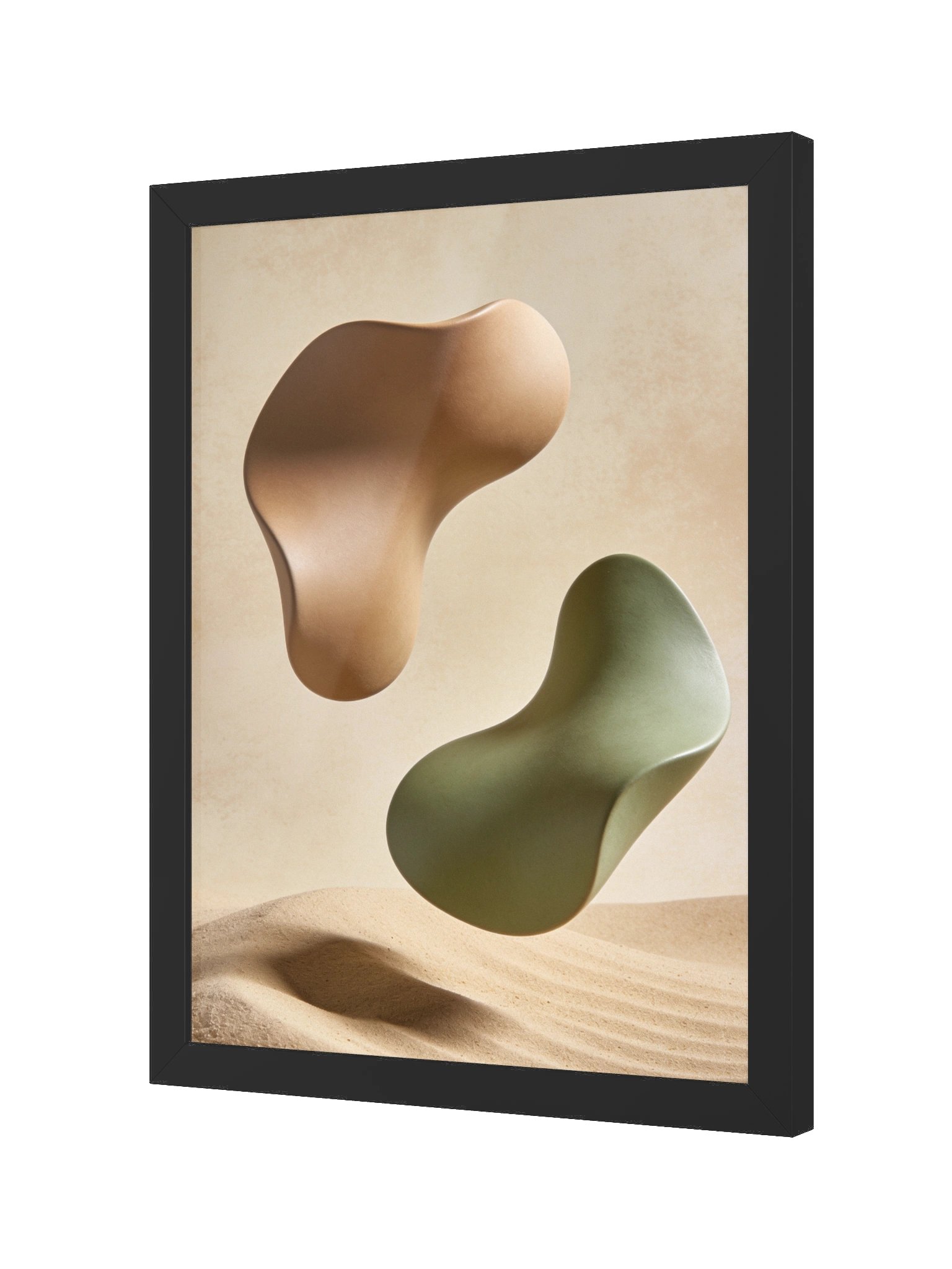 Desert Harmony: Abstract Earth Tones Wall Art- 30× 41 cm product image (5)