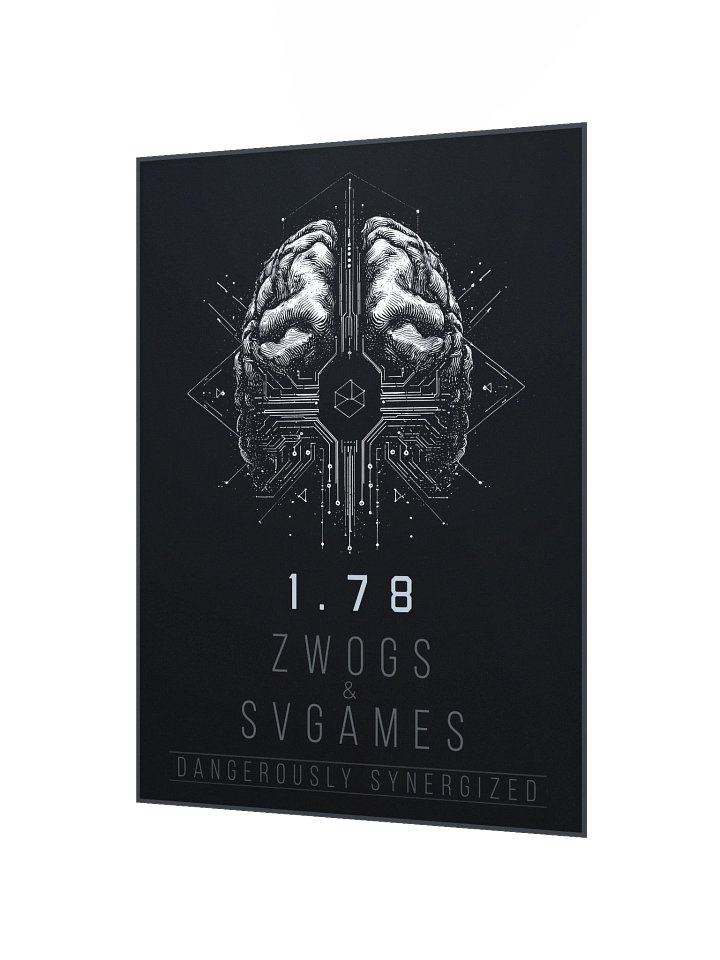 "1.78" Digital Brain ZWOGs & SV Games - Wall Poster, Version 1 product image (2)