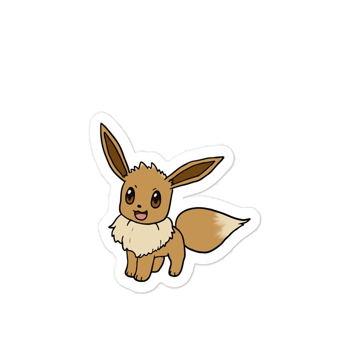 Eevee Kiss-Cut Vinyl Sticker product image (1)