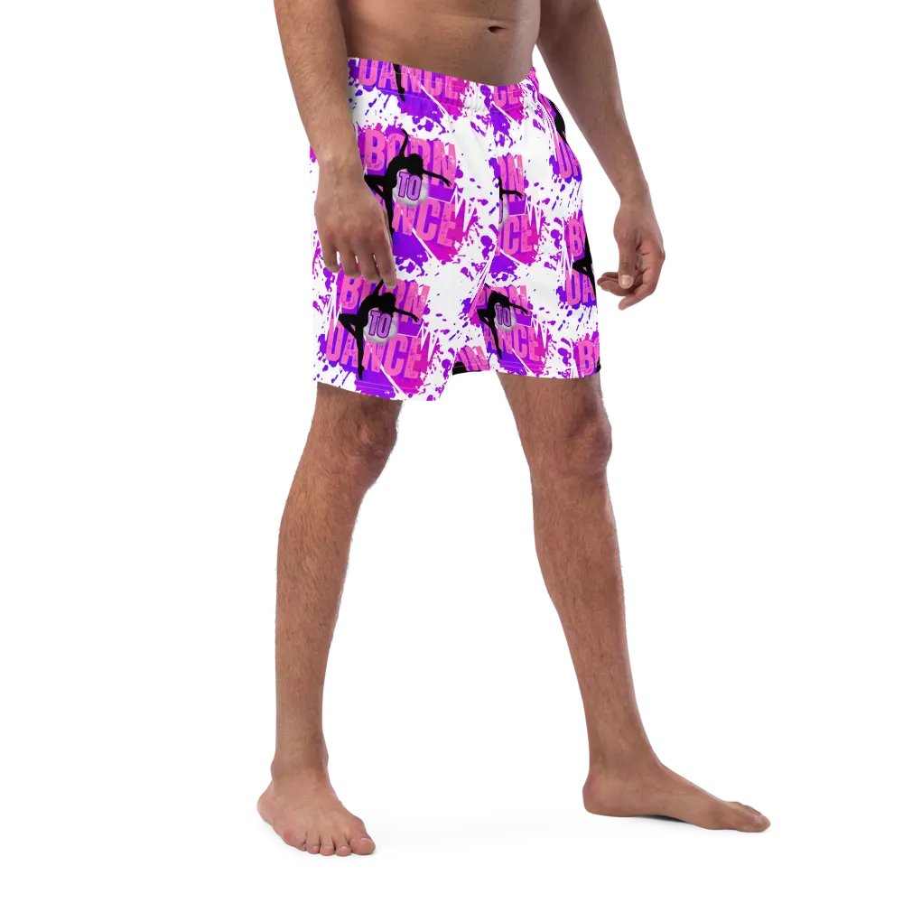 Born to Dance Her Silhouette All-Over Swim Trunks product image (8)