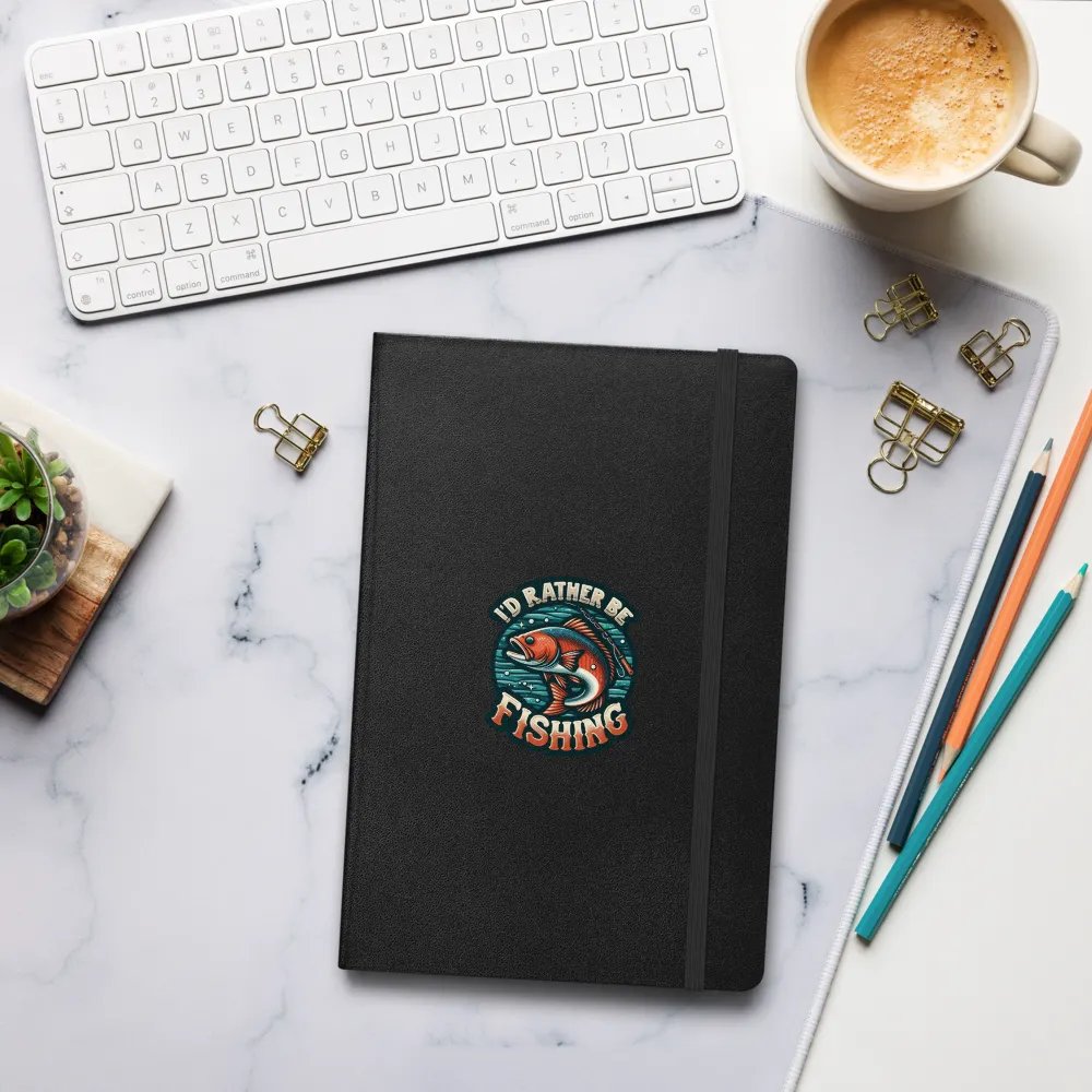 I'd Rather Be Fishing Hardcover Journal product image (8)
