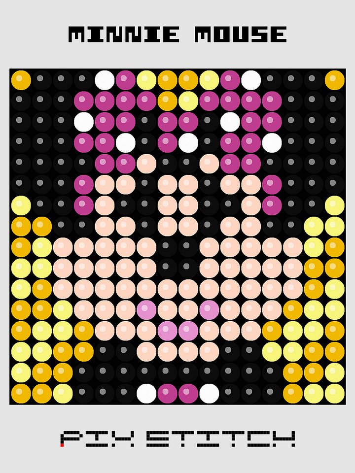 Minnie Mouse Pixel Art product image (1)