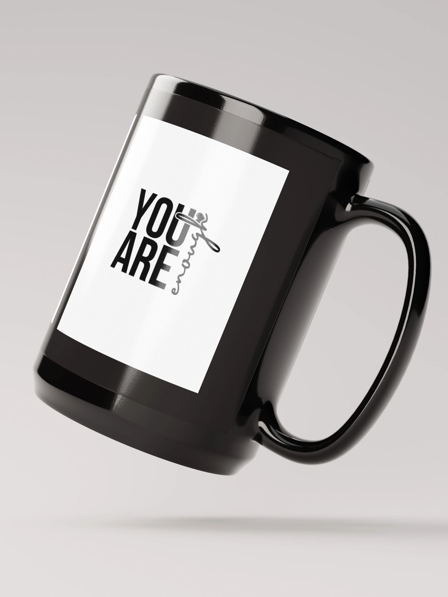 Empowerment Script: Black Glossy Mug product image (2)