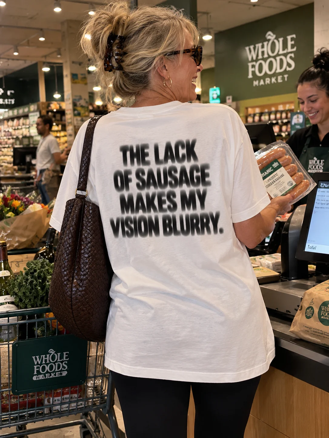 Vision Blurry T-Shirt - LACK OF SAUSAGE product image (1)