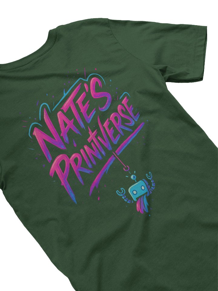 🔥 Nate's Printverse Neon Graffiti Bot T-Shirt 🔥 product image (37)
