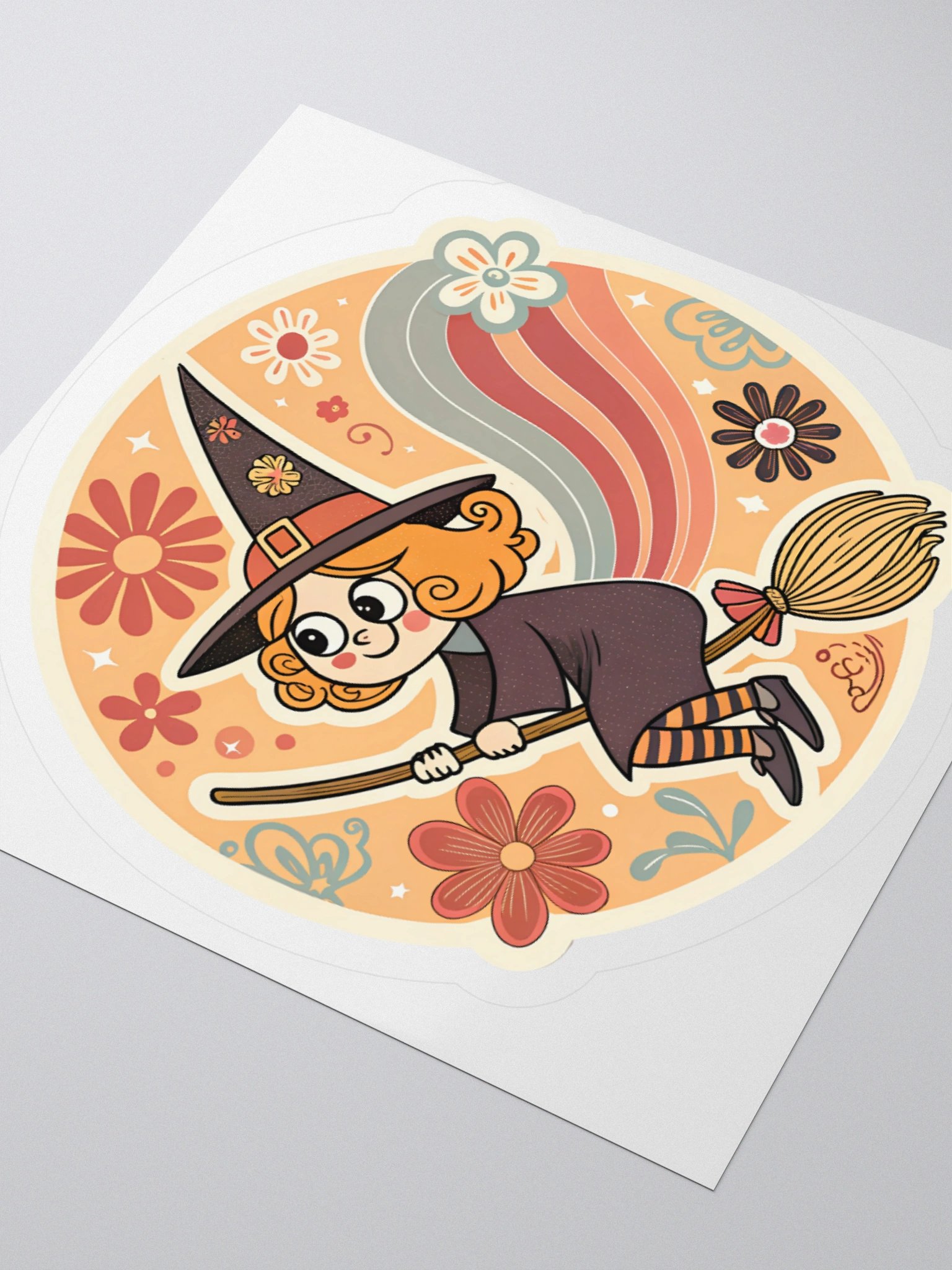 Cute Groovy Witch Sticker product image (7)