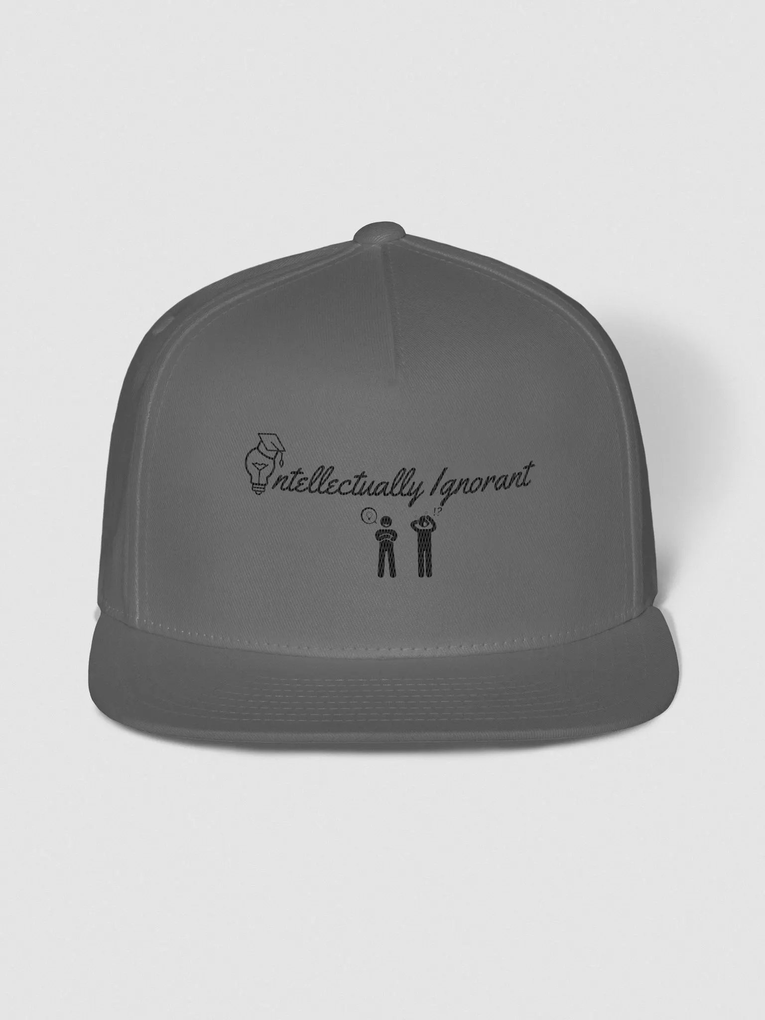 Intellectually Ignorant Black logo Snapback product image (1)