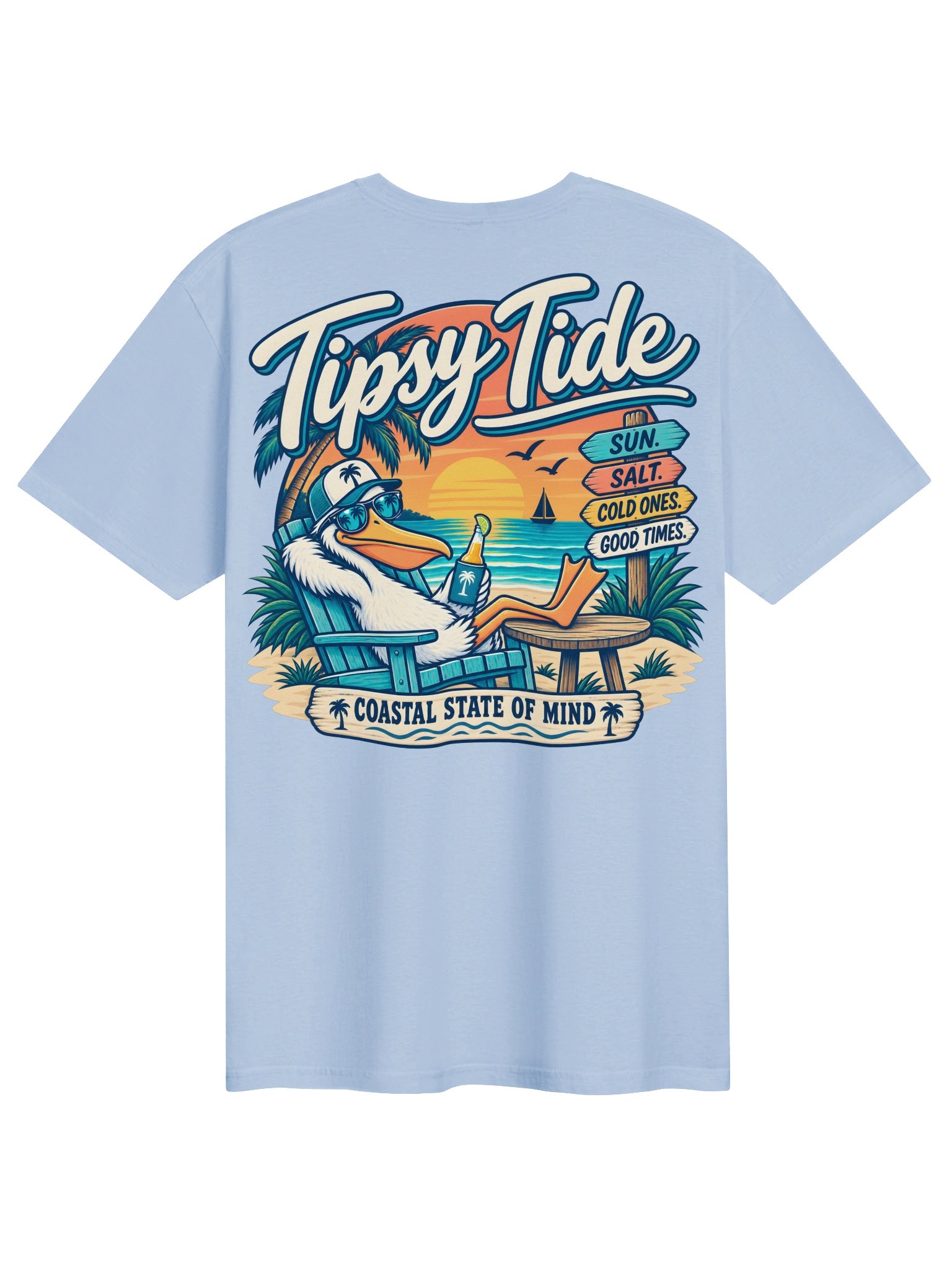 Tipsy Tide Laid Back Pelican Tee product image (1)