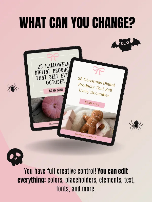 Coquette Halloween Instagram Story Templates product image (9)