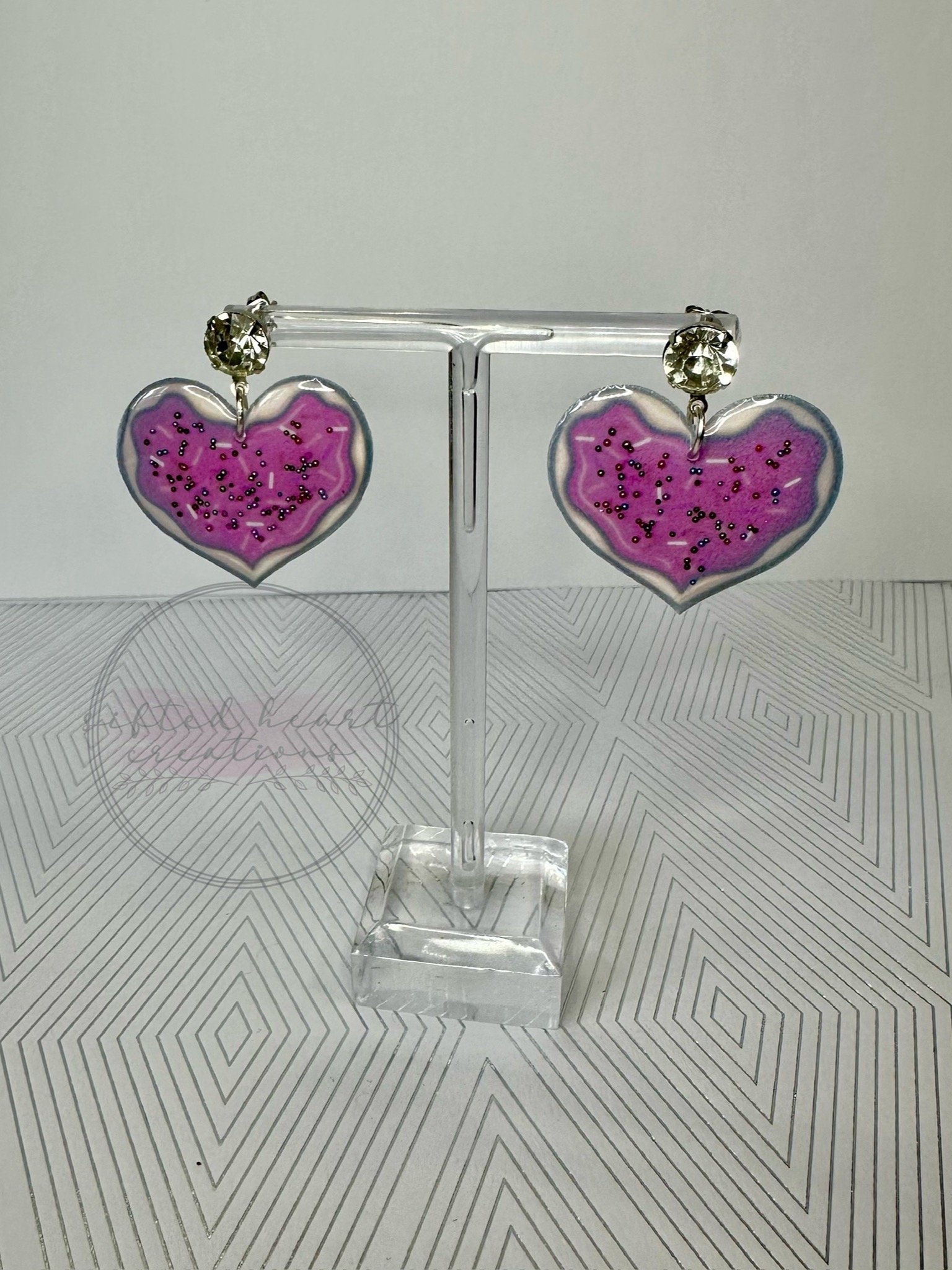 Sugar Cookie Heart Earrings product image (1)