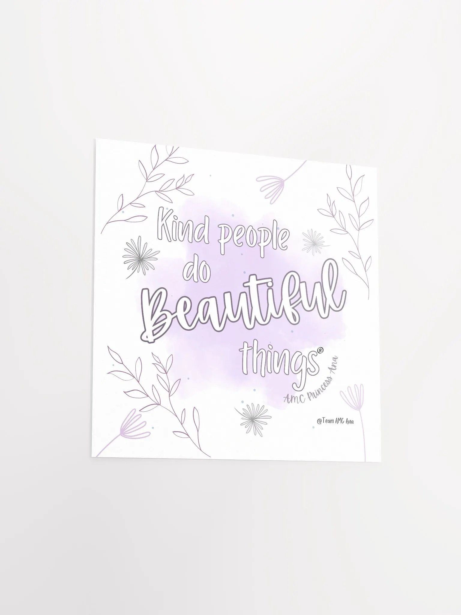 KPDBT - White/Lavender Poster product image (8)