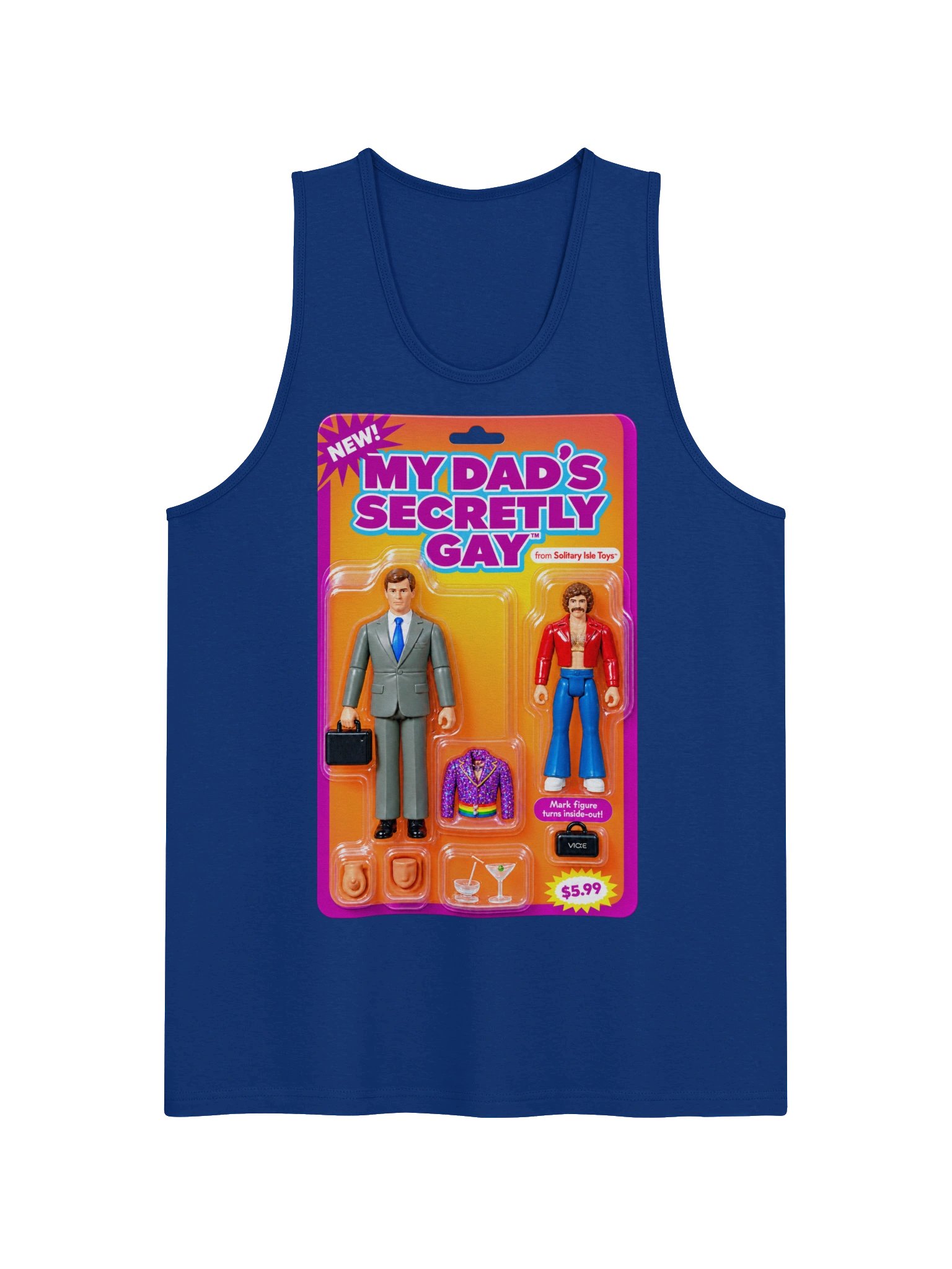 666 Toys | My Dad's Secretly Gay | Cotton Heritage Men's Premium Tank Top product image (17)