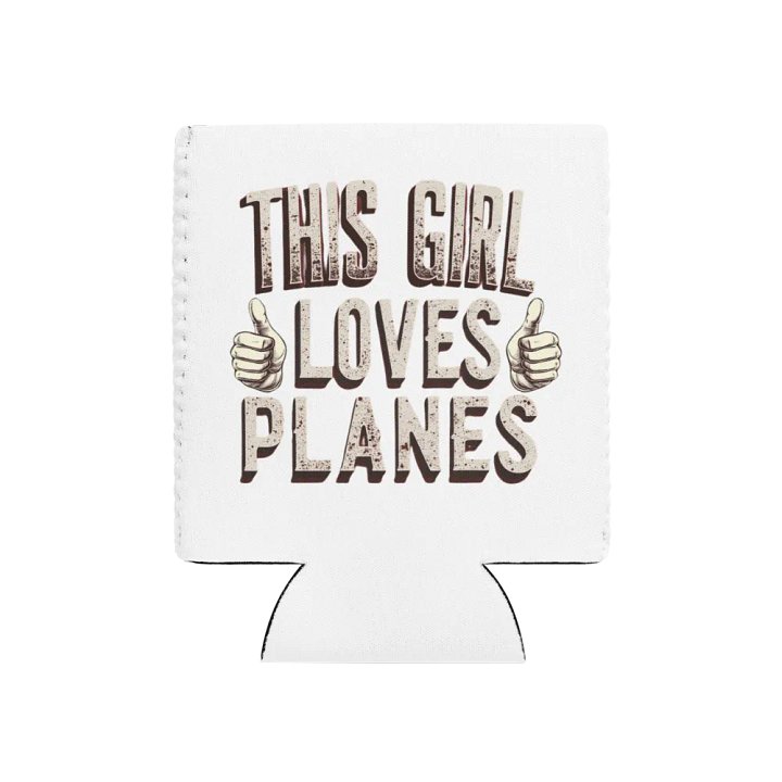 Vintage Plane Lover Can Cooler product image (1)
