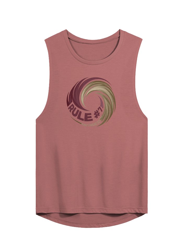 Rule #7 Women's Muscle Tank Garnet and Gold product image (8)