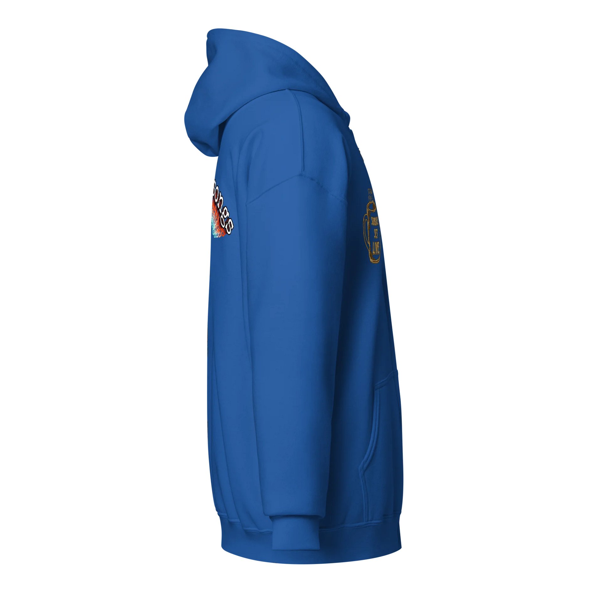 NEW!! zip hoodie w/arch guitar logo and SSL chat crew badge product image (4)