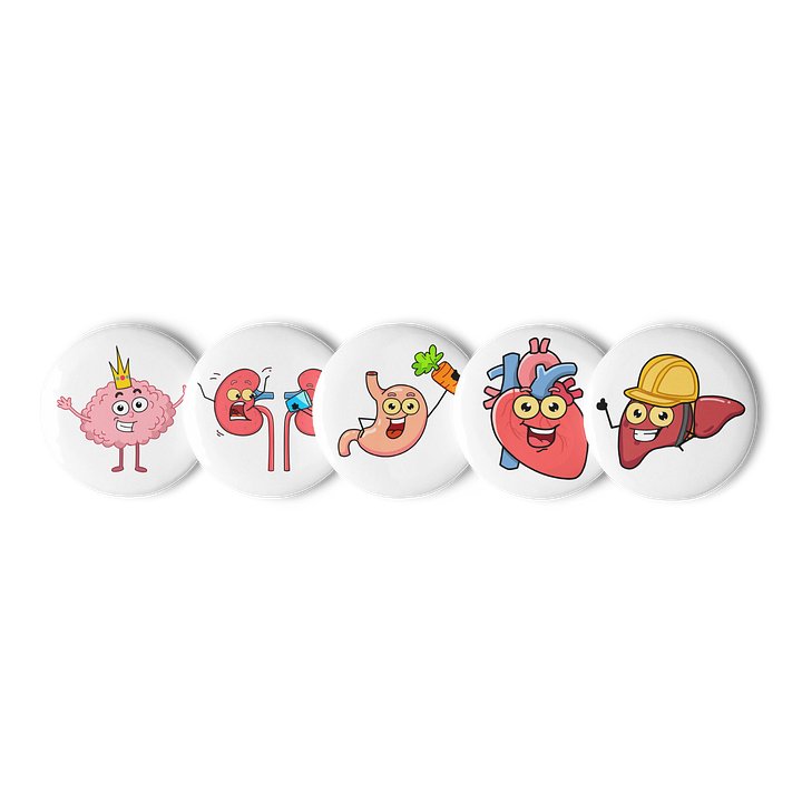 Body Organ Pins product image (1)