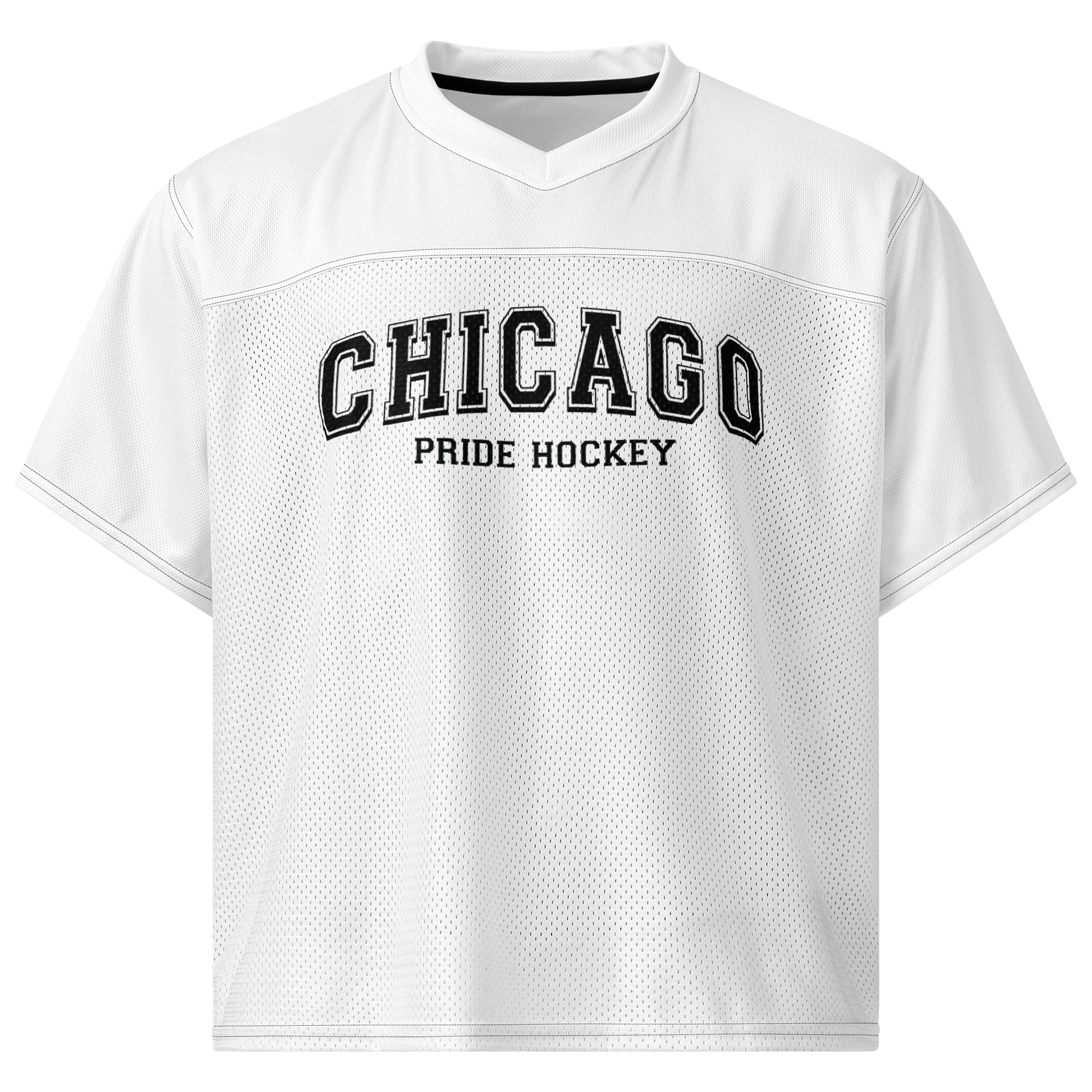 Chicago Pride Hockey Mesh Varsity Tee product image (1)