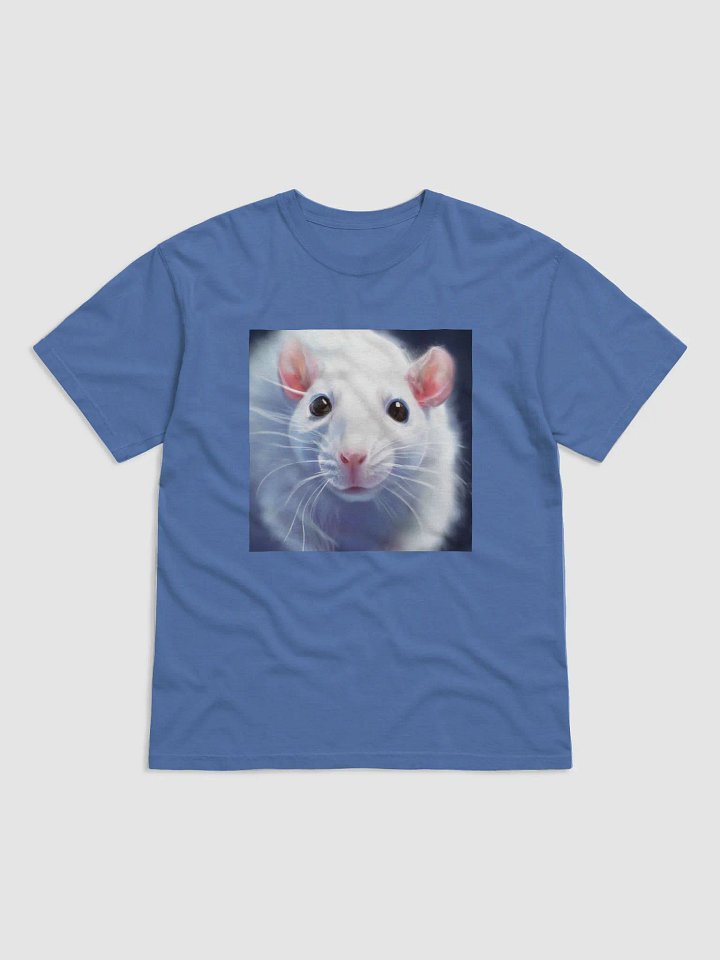 Fluffy white rat T shirt product image (2)