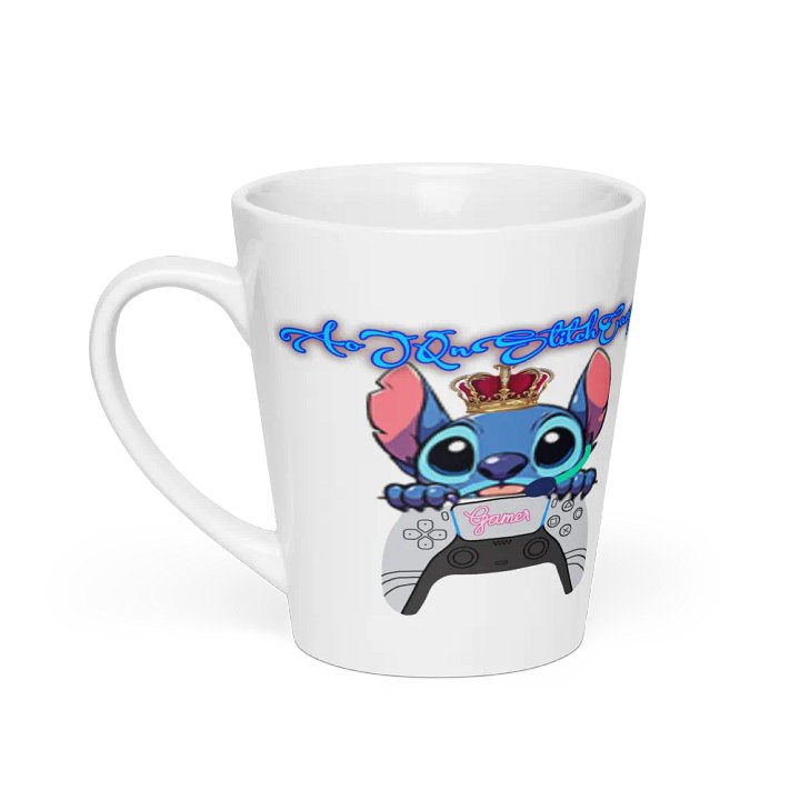 Stitch Gamer's Heart Latte Mug product image (1)