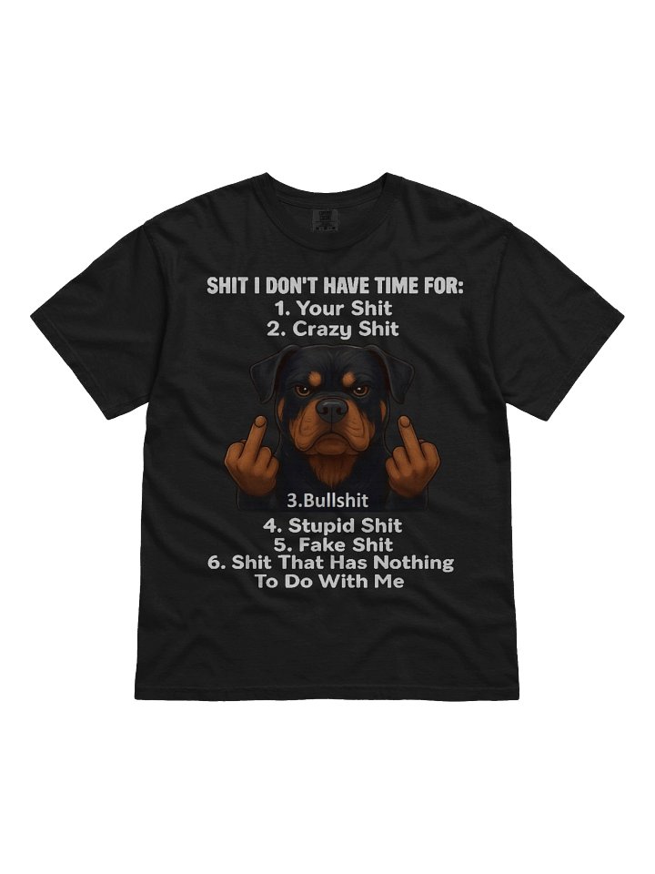 Badass Rottweiler T-Shirt product image (1)