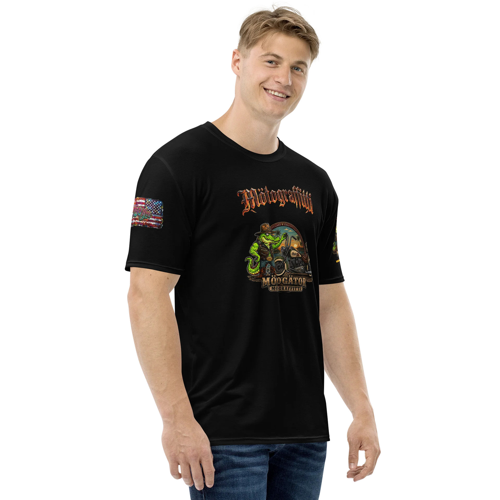 MötoGraffitti "MötoGätor Port Charlotte" Ridin Tee product image (4)