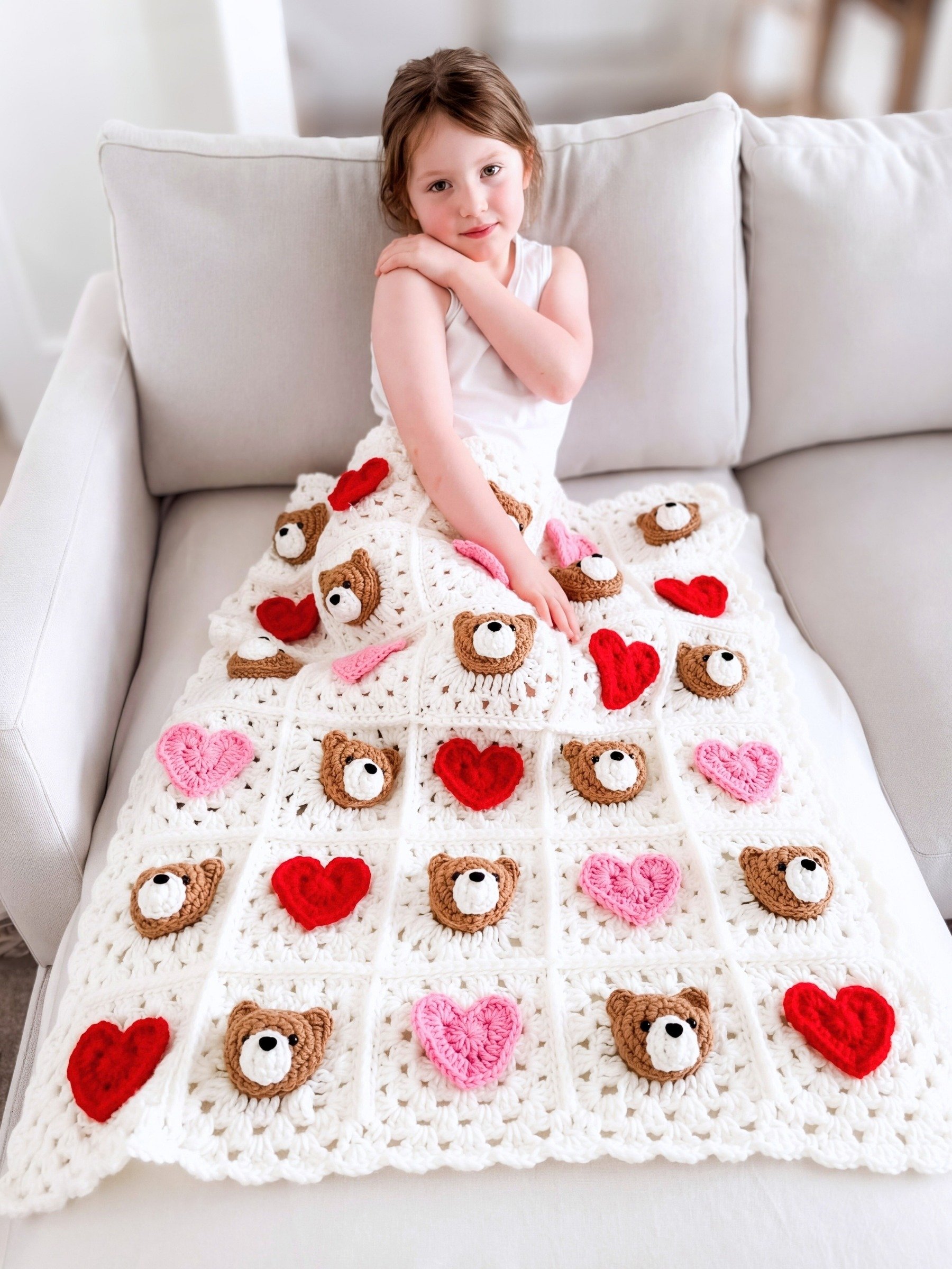 Teddy, With Love Blanket Crochet Pattern product image (5)