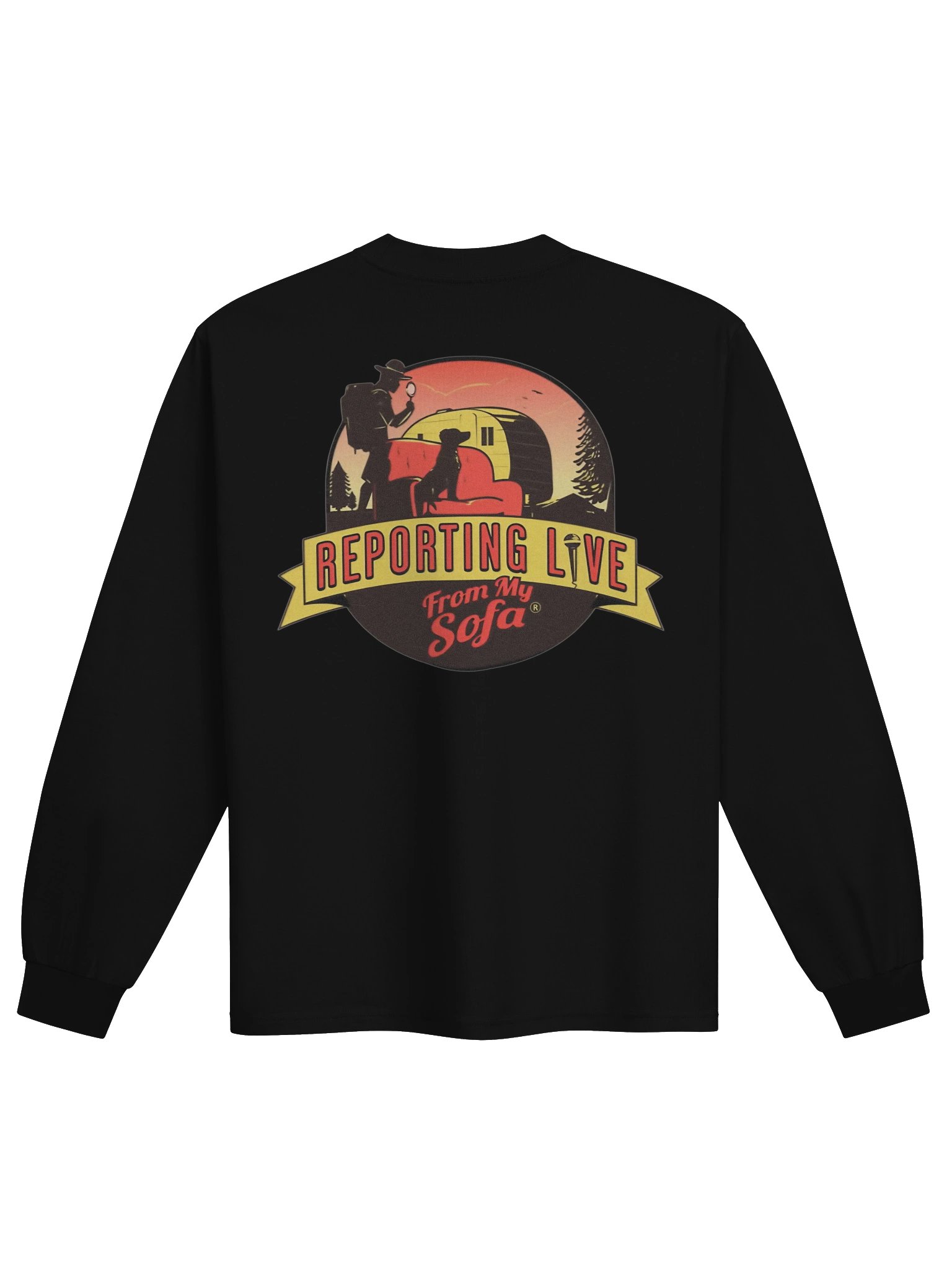 Welcome to the Sofa Crime Board Long Sleeve Shirt product image (14)