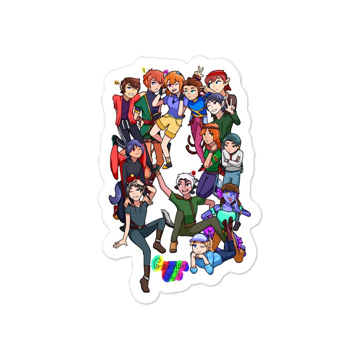Vibrant Vinyl Crew: Kiss-Cut Decal Set product image (1)