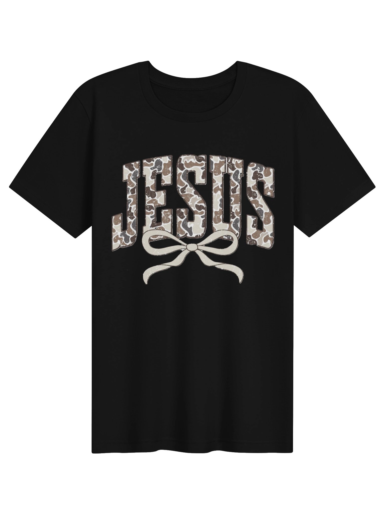 Camouflage JESUS Distressed Ribbon Tee product image (8)