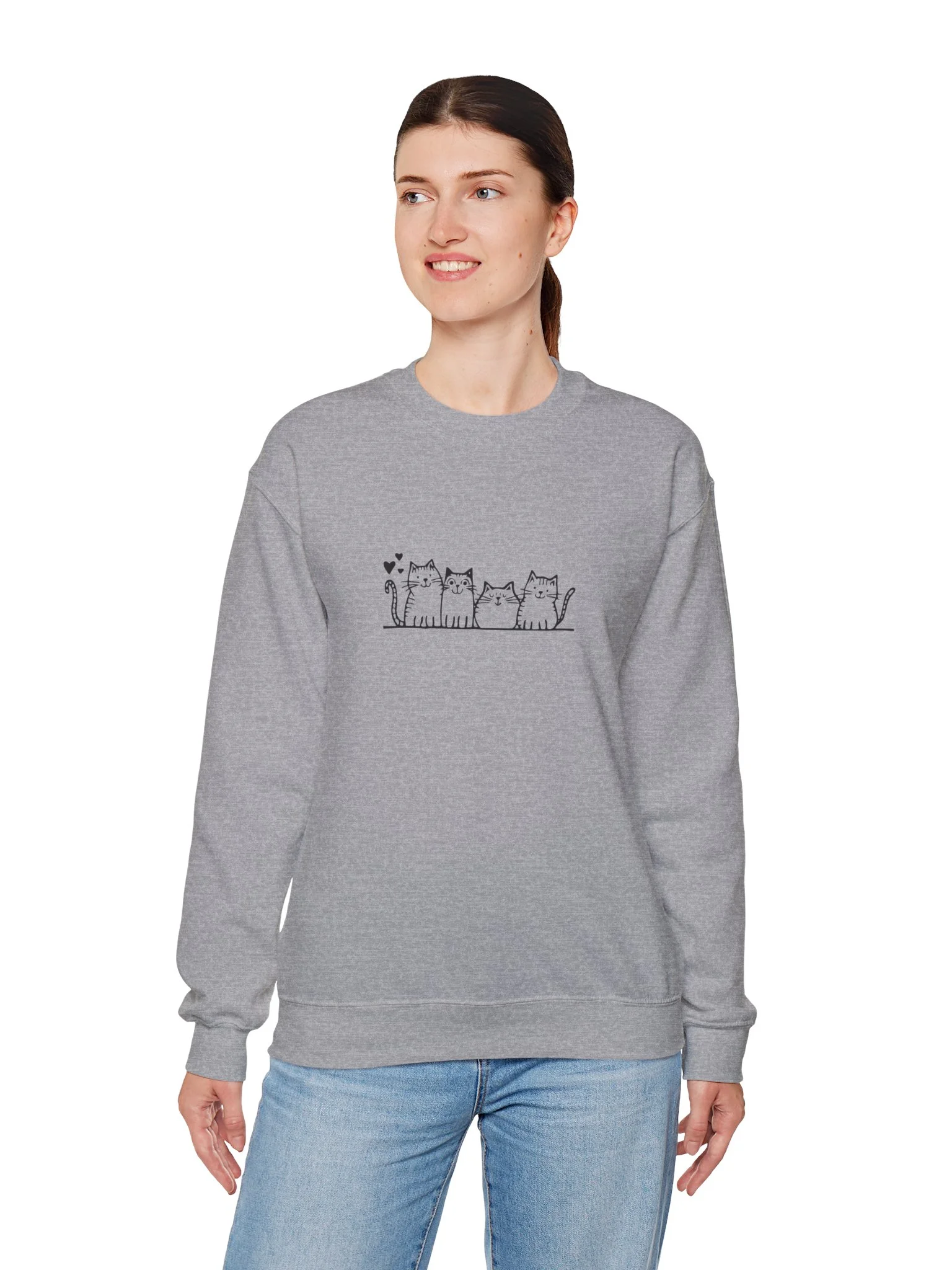 Meow Crew Sweatshirt product image (3)