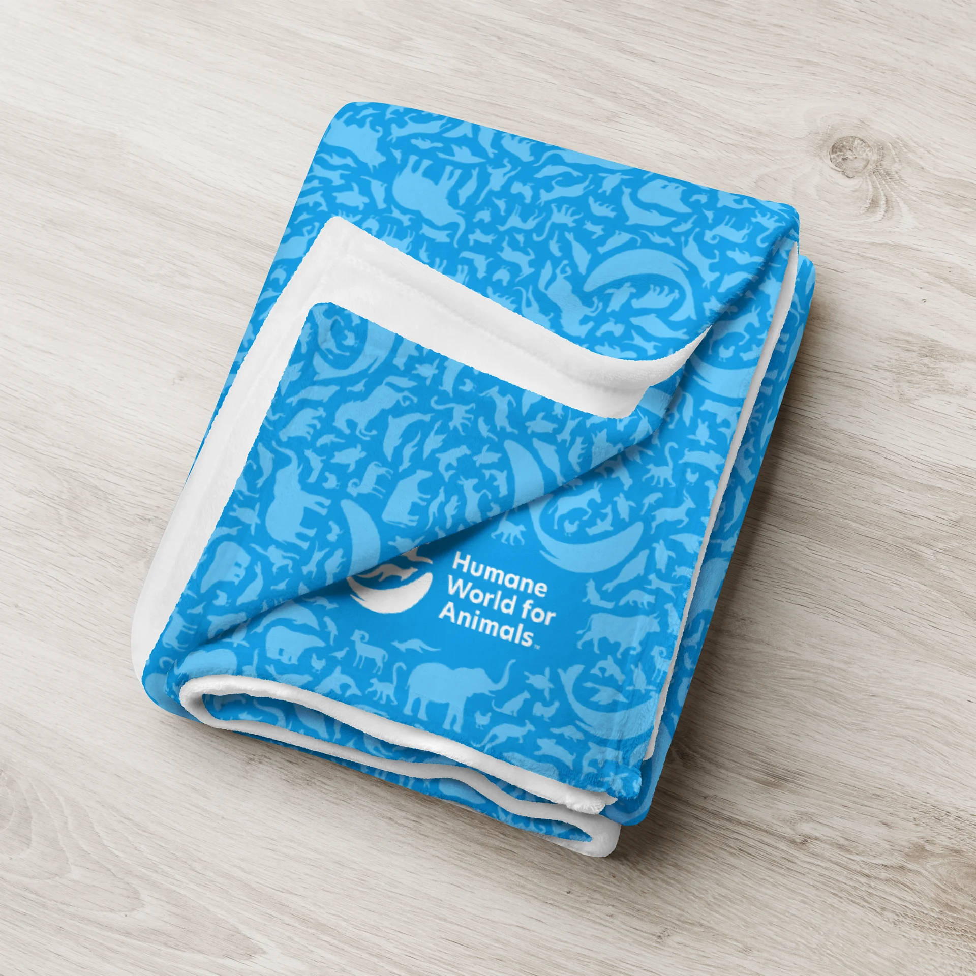 Throw blanket - Animal pattern - Blue product image (3)